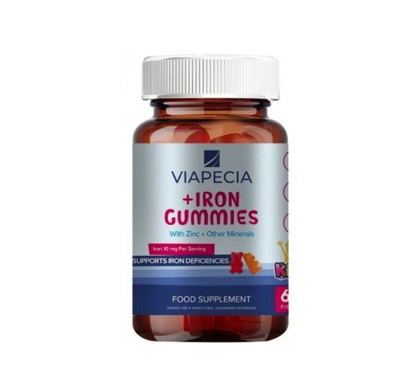 VİAPECİAÇOCUKLAR İÇİN BESİN TAKVİYELERİViapecia Iron ve Multivitamin Demir Gummies 60 Tablet