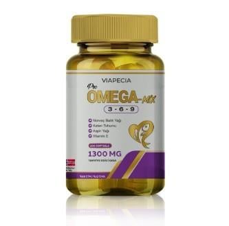 VİAPECİAOMEGA-3 / BALIK YAĞLARIViapecia Pro-Omega Mix 3-6-9 Norveç Balık Yağı 200 Soft Gel