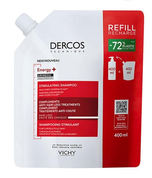 VichyŞAMPUANLARVichy Dercos Energisant Saç Dökülmesine Karşı Şampuan Refill 400 ml
