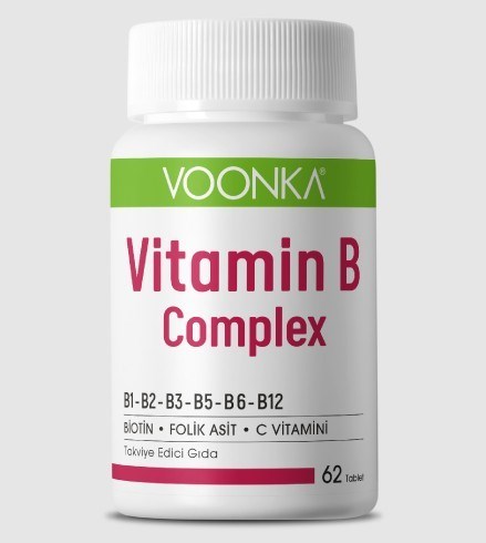 VOONKAVİTAMİN-MİNERALLERVoonka Vitamin B Complex 62 Tablet