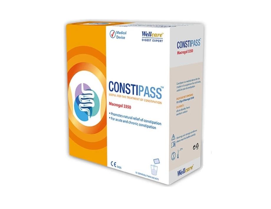 WELLCAREVİTAMİN-MİNERALLERWellcare Constipass Macrogol 3350 10 Saşe