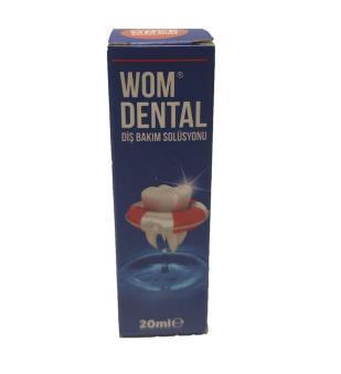 WOMAĞIZ VE DİŞ BAKIMIWom Dental Diş Bakım Solüsyonu 20 ml 