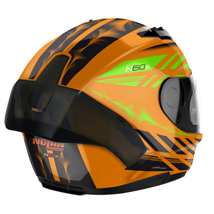 N60-6 SPORT HOTFOOT 027 KAPALI MOTOSİKLET KASKI