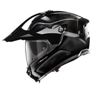 X-552 ULTRA PURO N-COM 101 KAPALI SİPERLİKLİ KARBON MOTOSİKLET KASKI