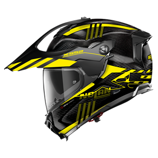 X-552 ULTRA WINGSUIT 026 KAPALI SİPERLİKLİ KARBON MOTOSİKLET KASKI