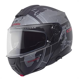 SCHUBERTH C5 GLOBE BLACK  ÇENE AÇILIR MOTOSİKLET KASKI