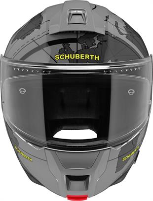SCHUBERTH C5 GLOBE GREY ÇENE AÇILIR MOTOSİKLET KASKI