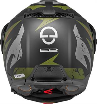 SCHUBERTH E2 EXPLORER GREEN ÇENE AÇILIR SİPERLİKLİ MOTOSİKLET KASKI