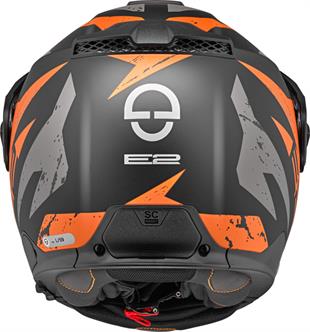 SCHUBERTH E2 EXPLORER ORANGE ÇENE AÇILIR SİPERLİKLİ MOTOSİKLET KASKI