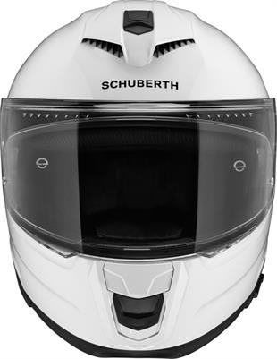 SCHUBERTH S3 GLOSSY WHITE  KAPALI MOTOSİKLET KASKI