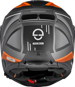 SCHUBERTH S3 STORM ORANGE KAPALI MOTOSİKLET KASKI