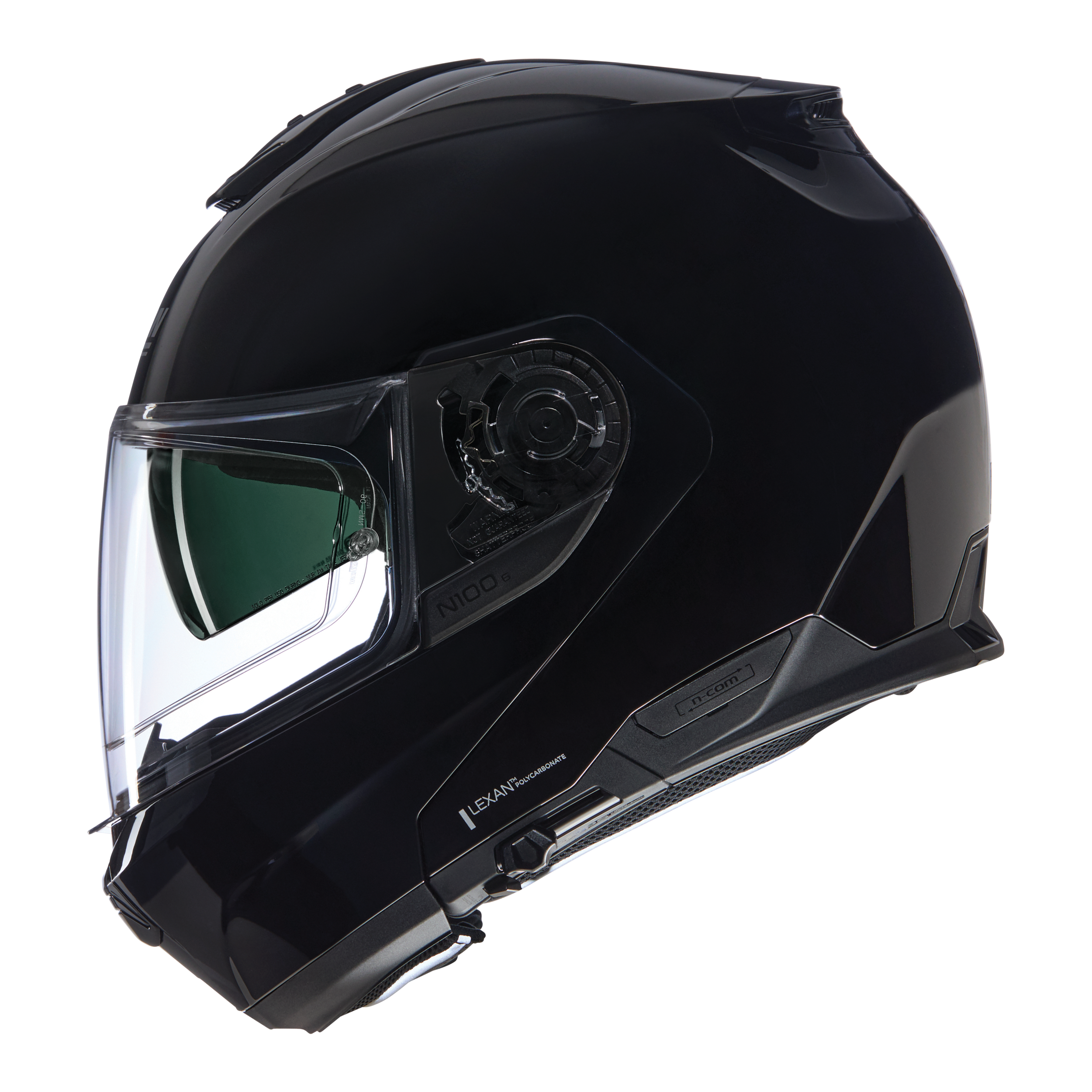 NOLANNOLAN N100-6 CLASSICO 301 ÇENE AÇILIR KASK PARLAK SİYAH