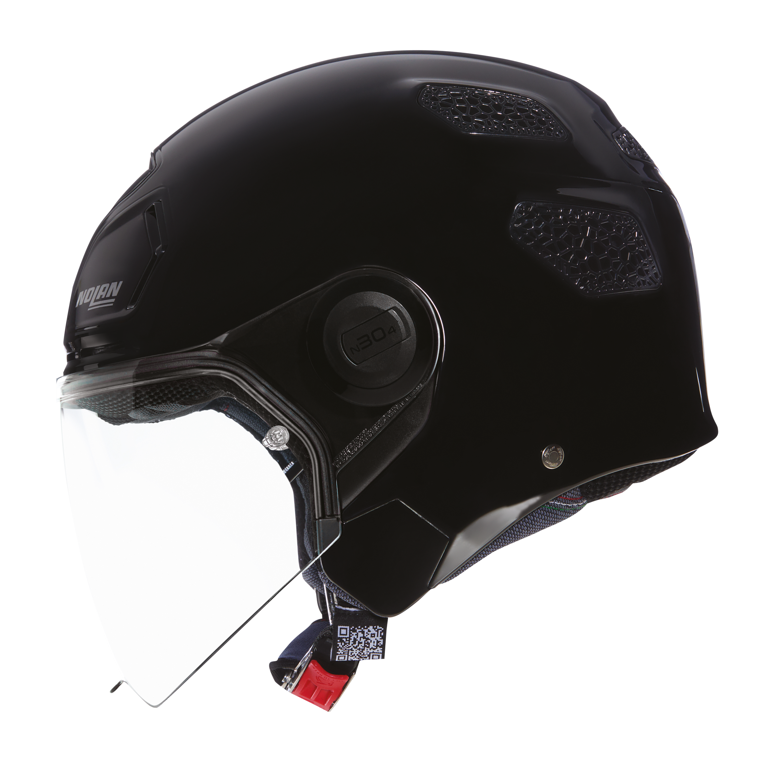 NOLANNOLAN N30-4 T CLASSICO 302 CAMLI YARIM KASK MAT SİYAH