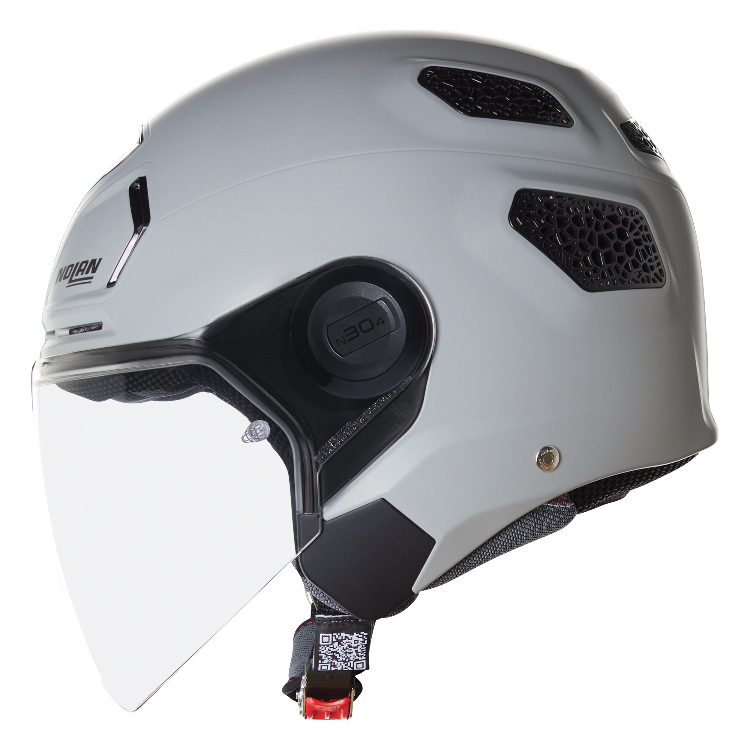NOLANNOLAN N30-4 T CLASSICO 304 CAMLI YARIM KASK MAT GRİ