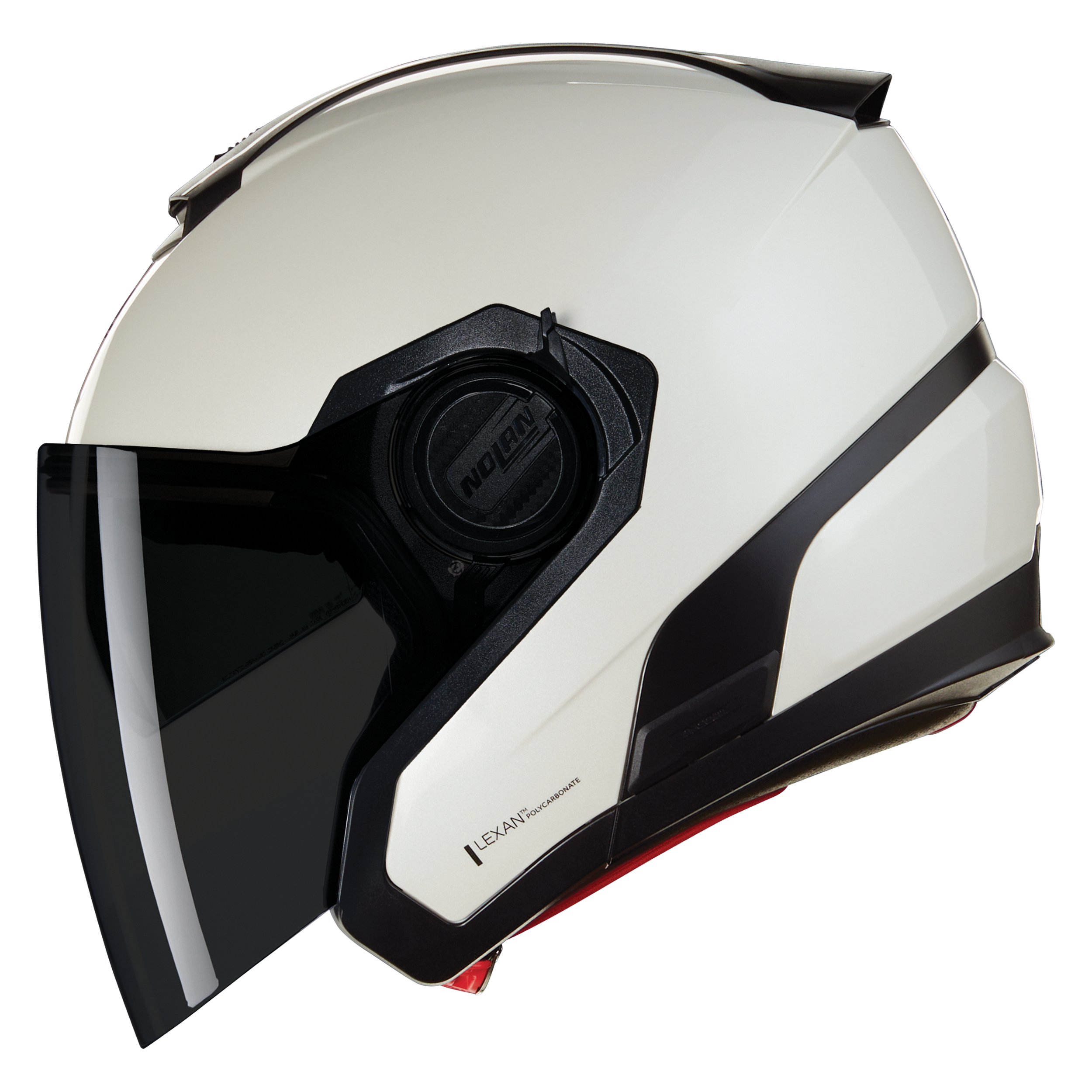 NOLANNOLAN N40-5 06 CLASSICO NOBILE 320 CAMLI YARIM KASK PARLAK BEYAZ