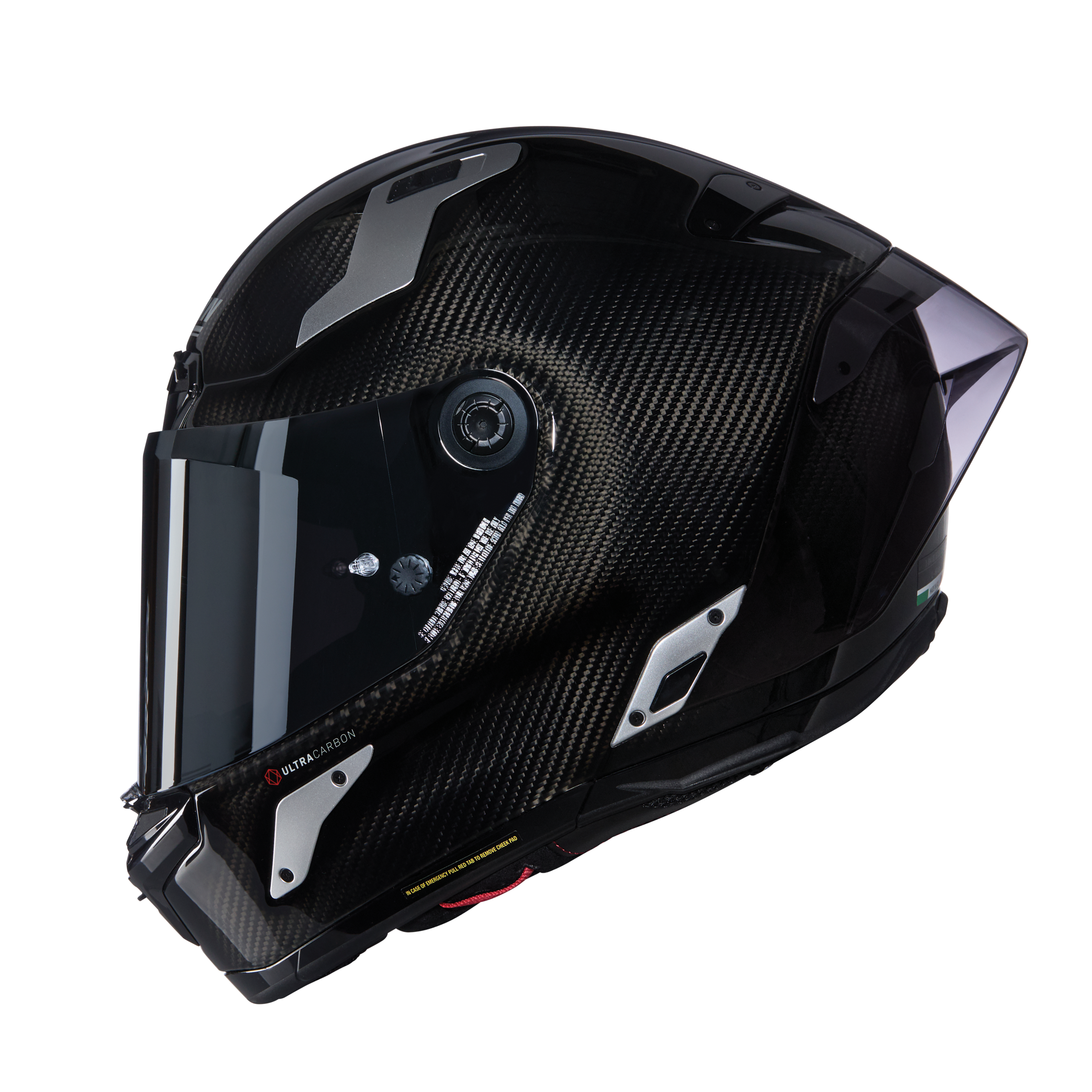 NOLANNOLAN X-804 RS ARGENTO  332 KARBON KAPALI KASK PARLAK