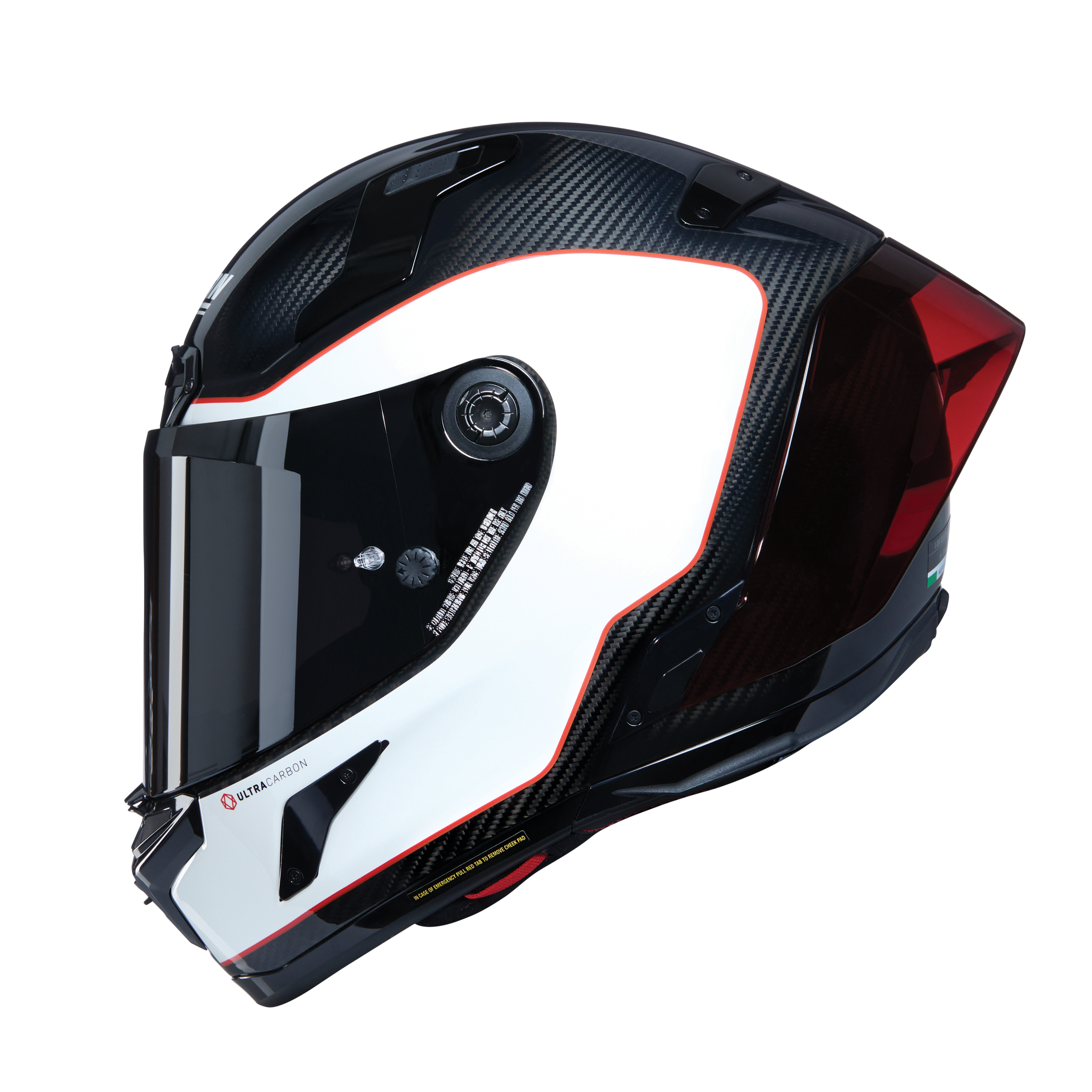 NOLANNOLAN X-804 RS ASSO DI PICCHE 343 KARBON KAPALI KASK PARLAK