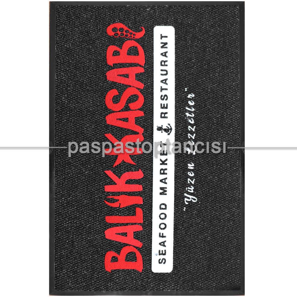 Balık Restaurantları için Logolu Paspas