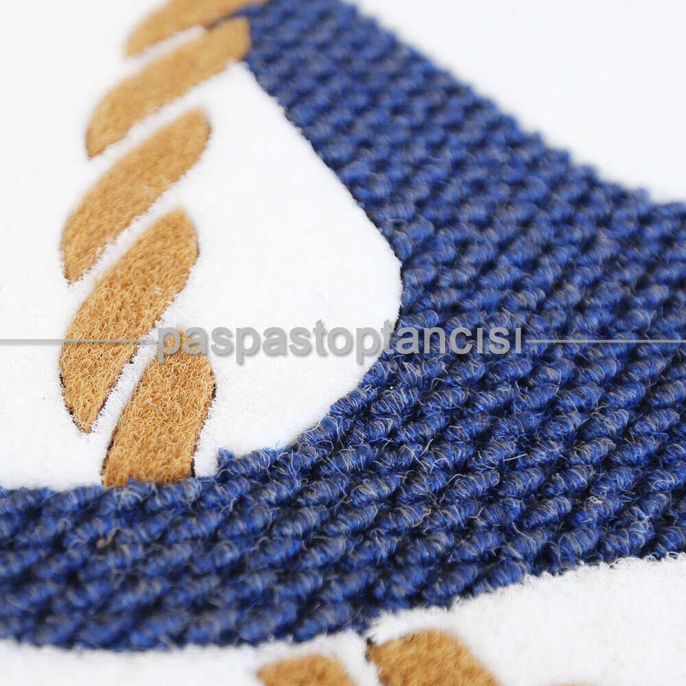 Cafe için Logolu Yuvarlak Paspas