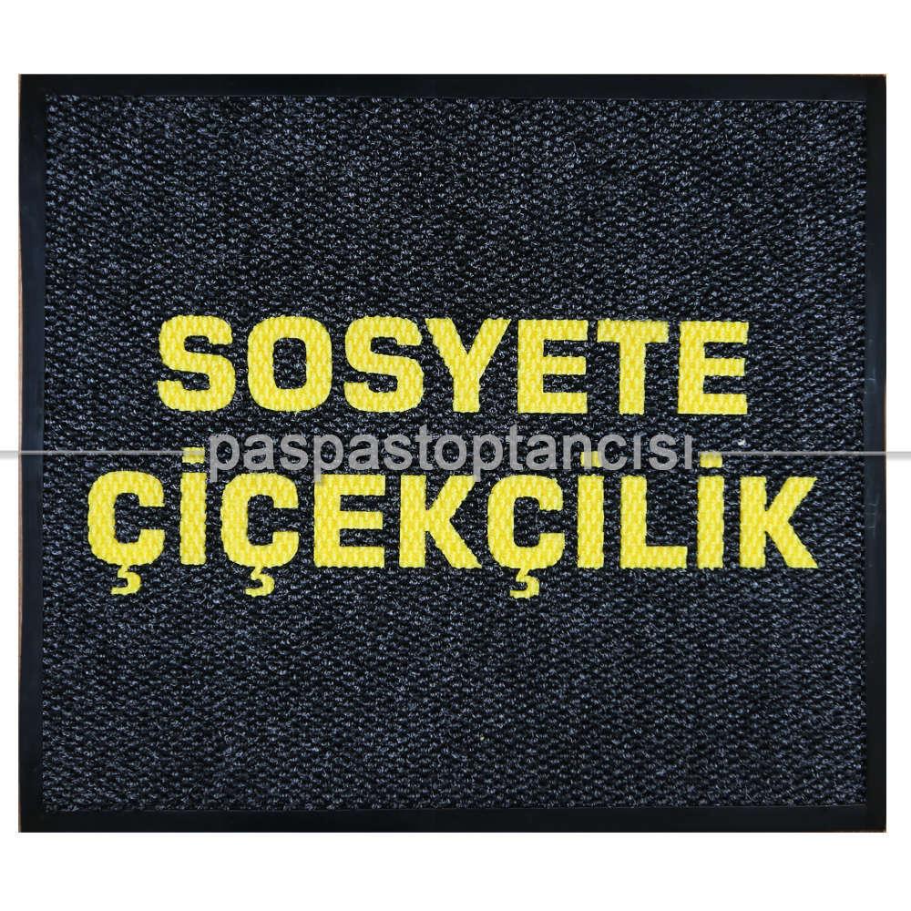 Çiçekçiler için Logolu Paspas