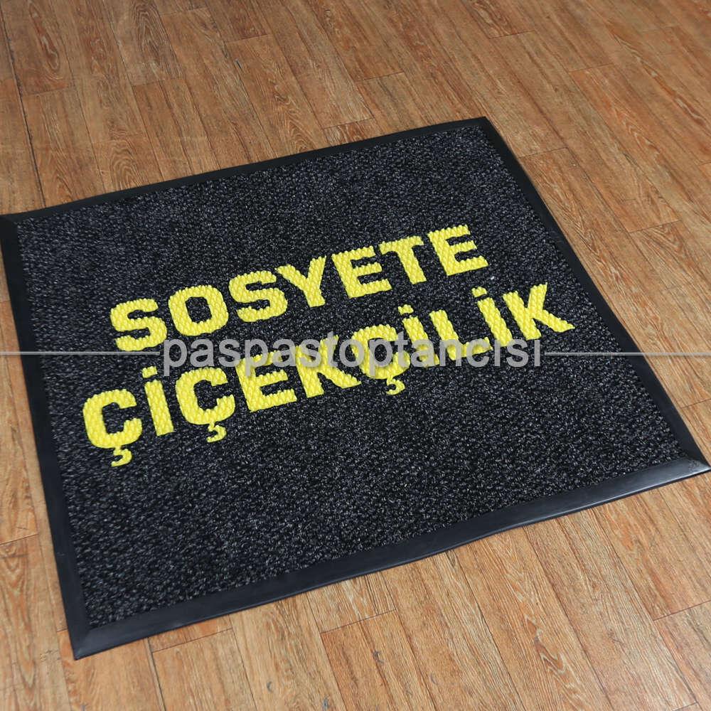 Çiçekçiler için Logolu Paspas