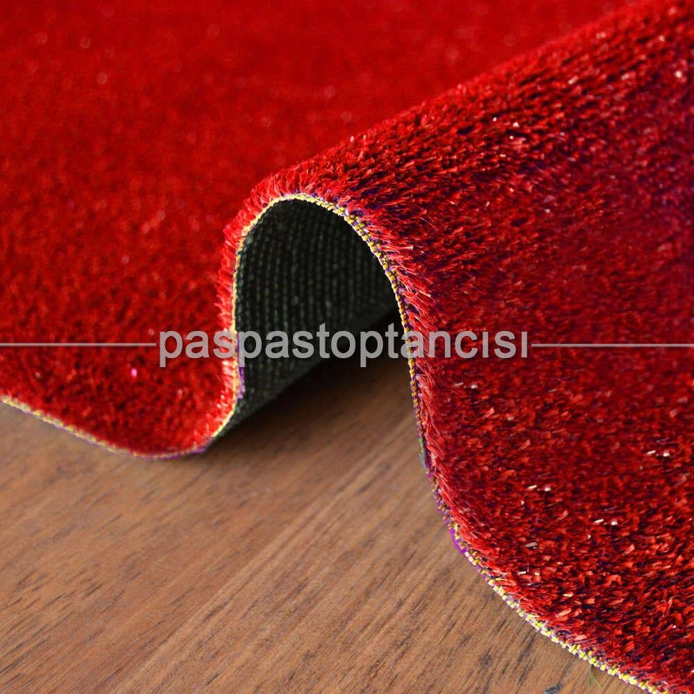Çim Halı 8 mm Kırmızı
