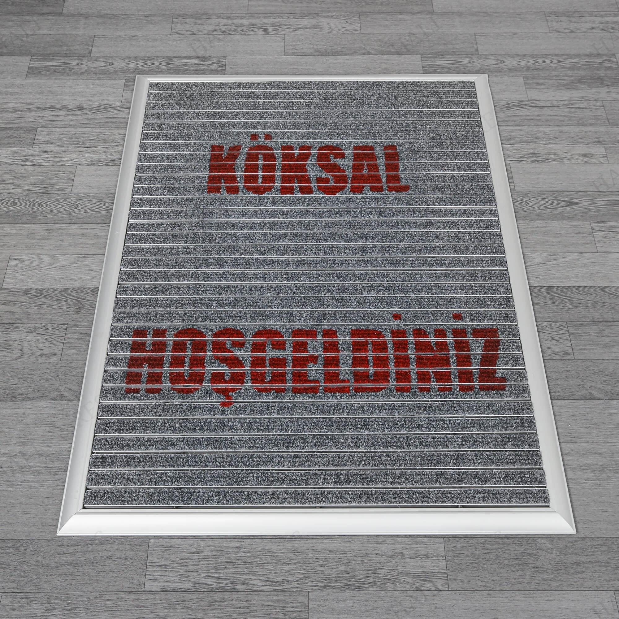 Firmalara Özel Logolu Alüminyum Paspas