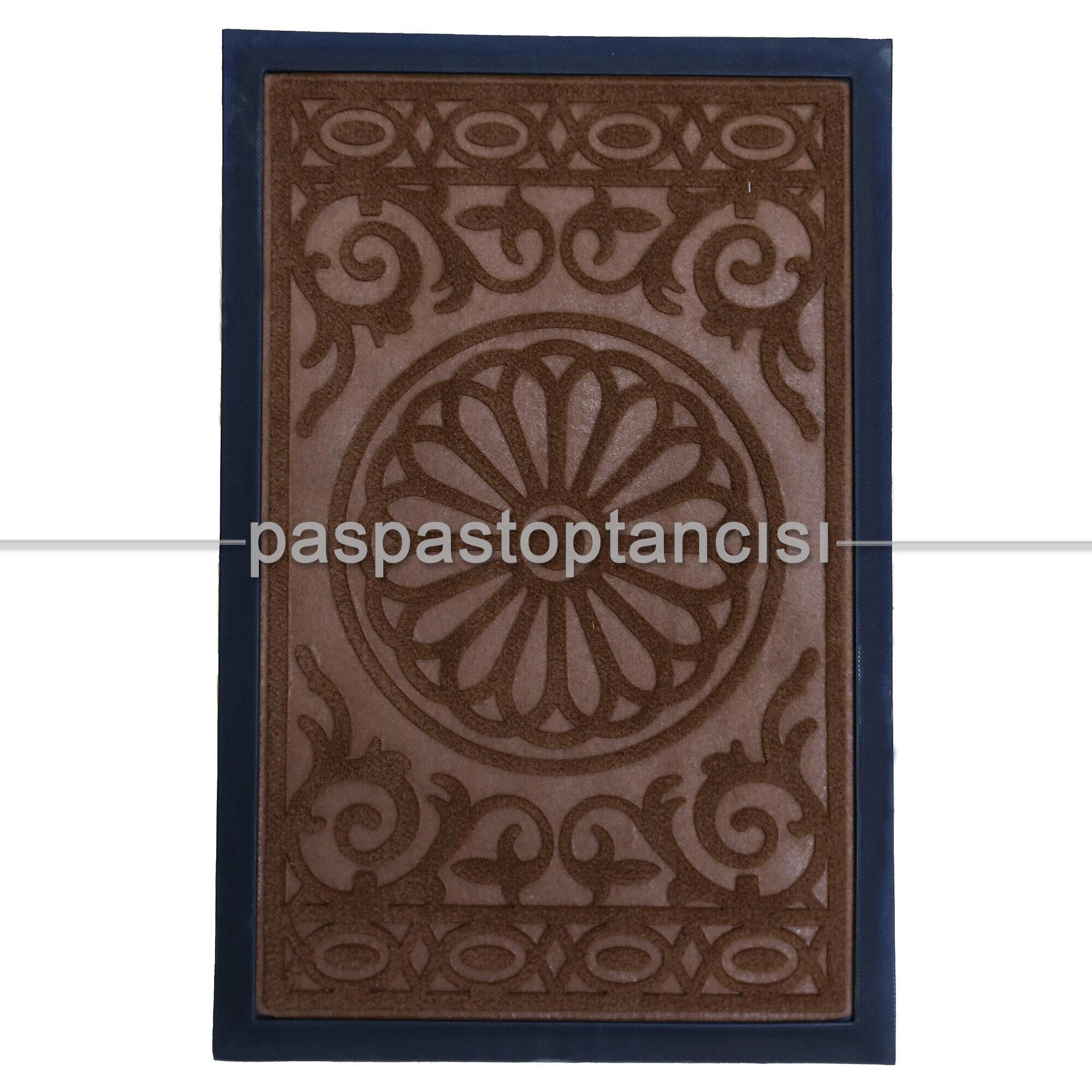 Kapı Paspası Halı Paspas Papatya Kahve
