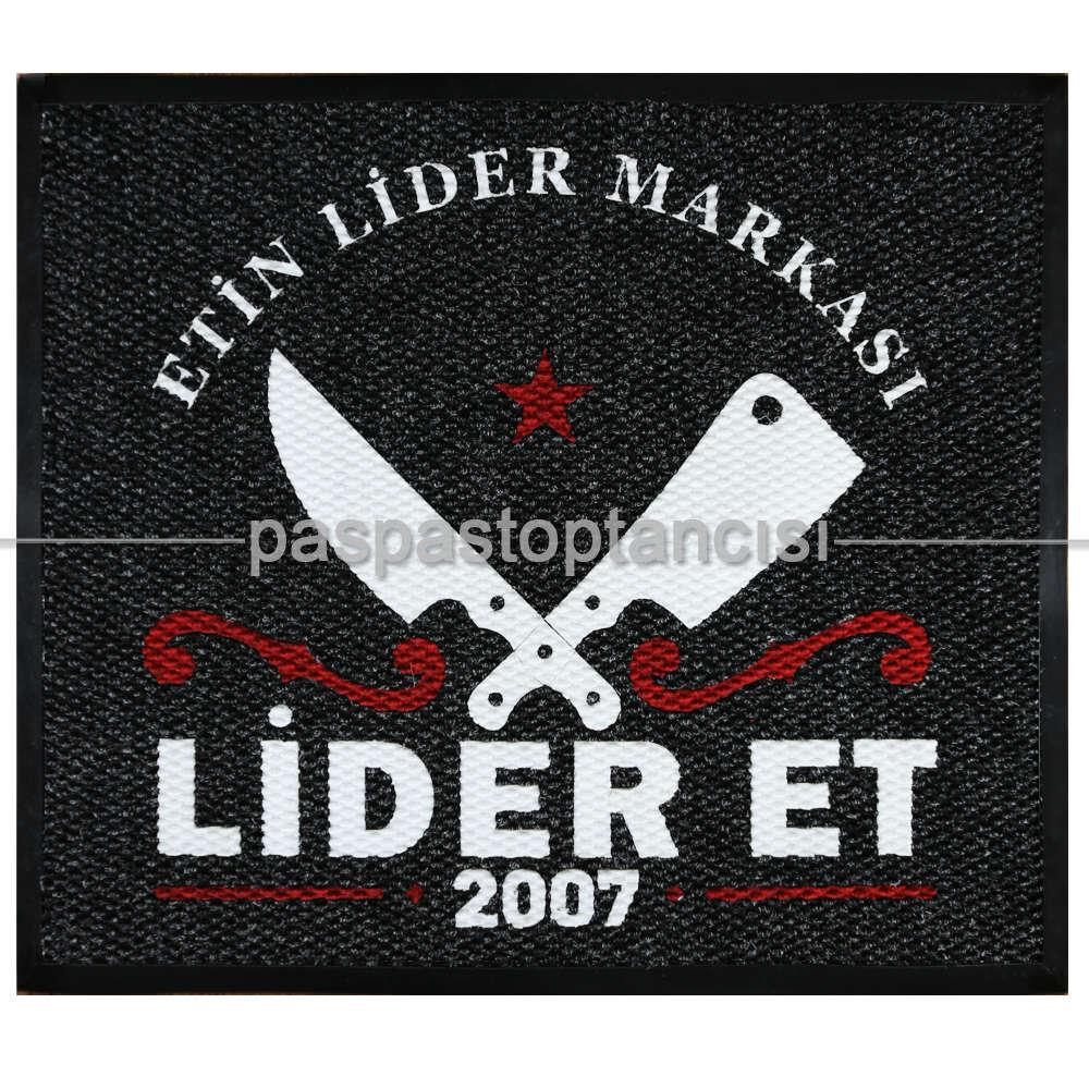 Kasaplar için Logolu Paspas