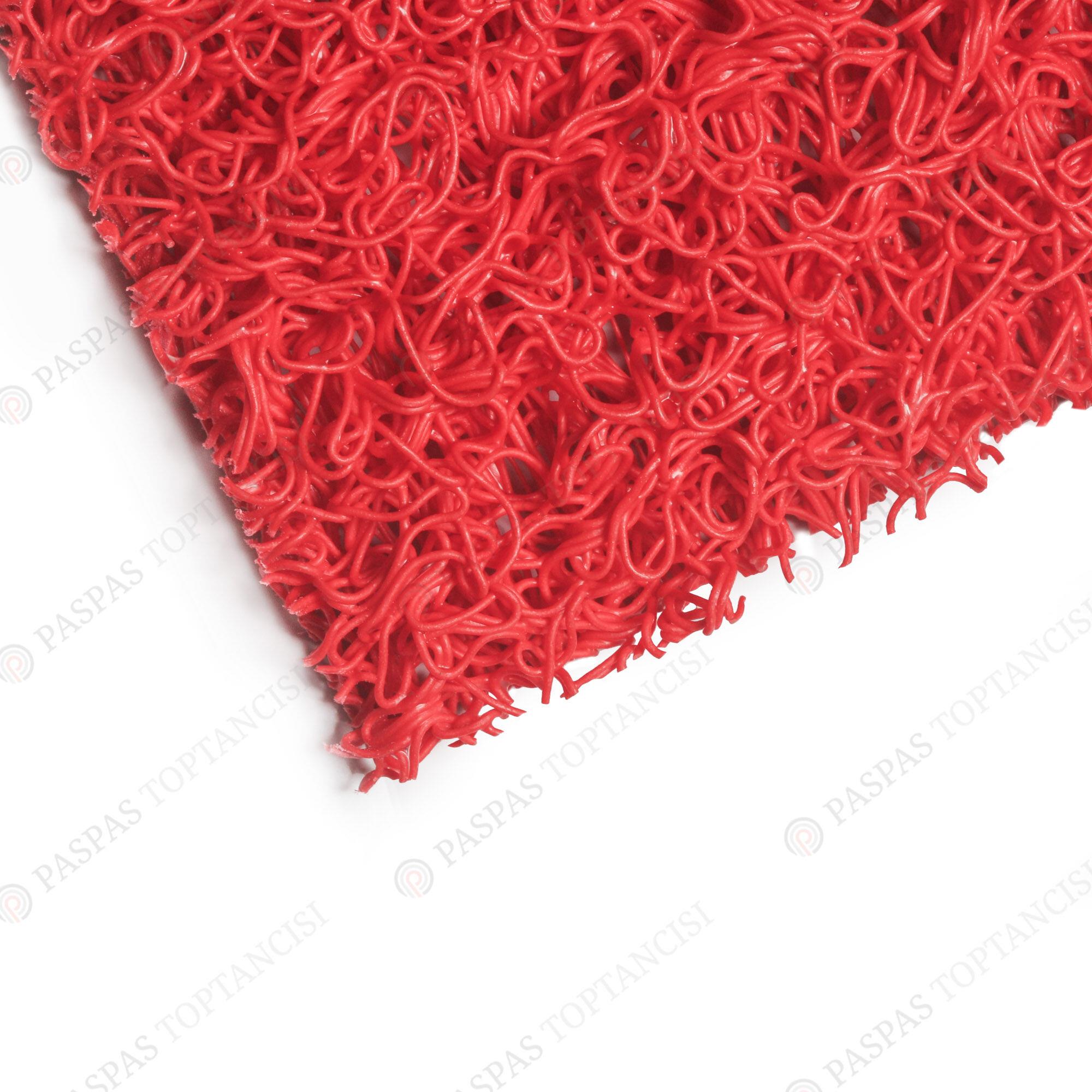 Kırmızı Kıvırcık Paspas 12 mm