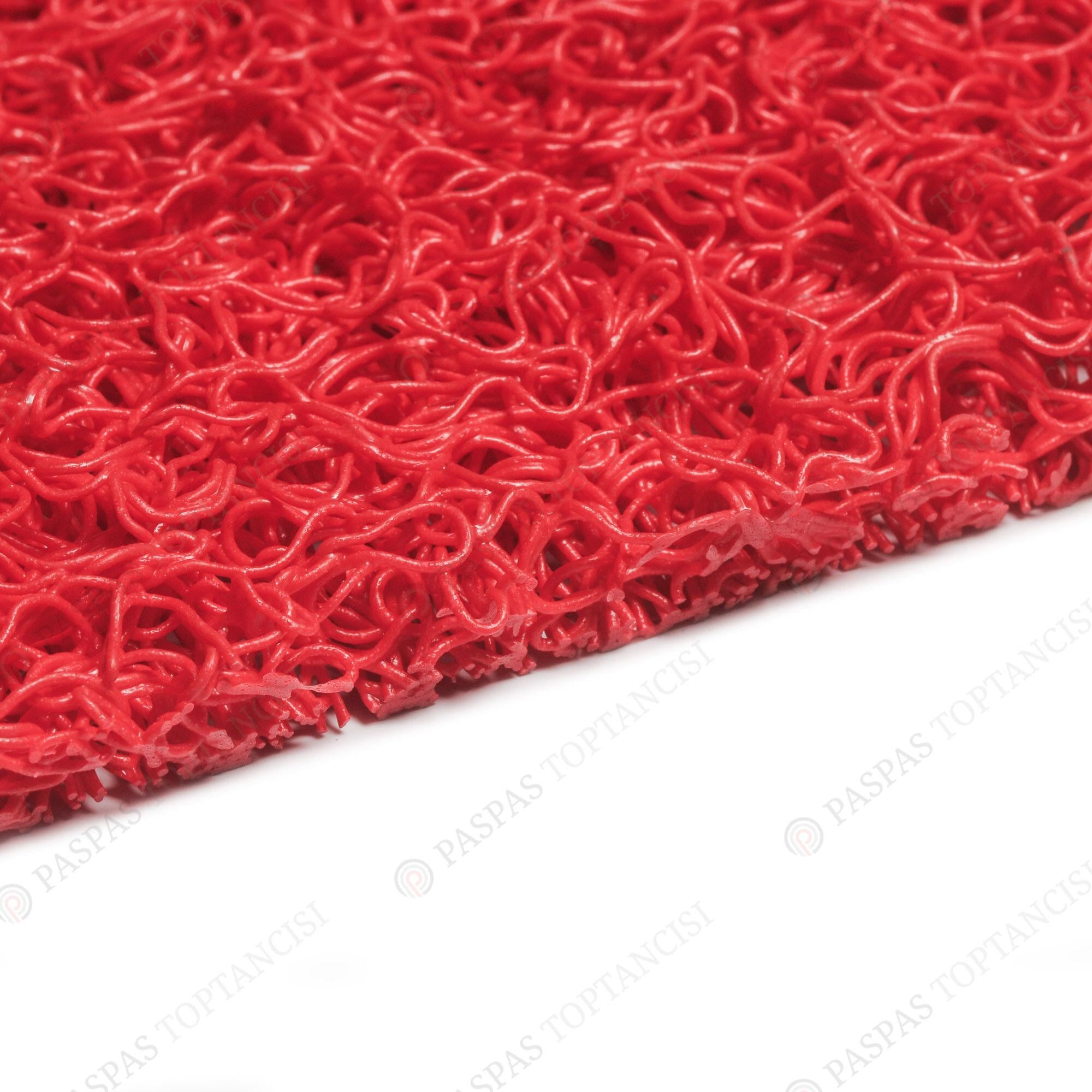 Kırmızı Kıvırcık Paspas 16 mm