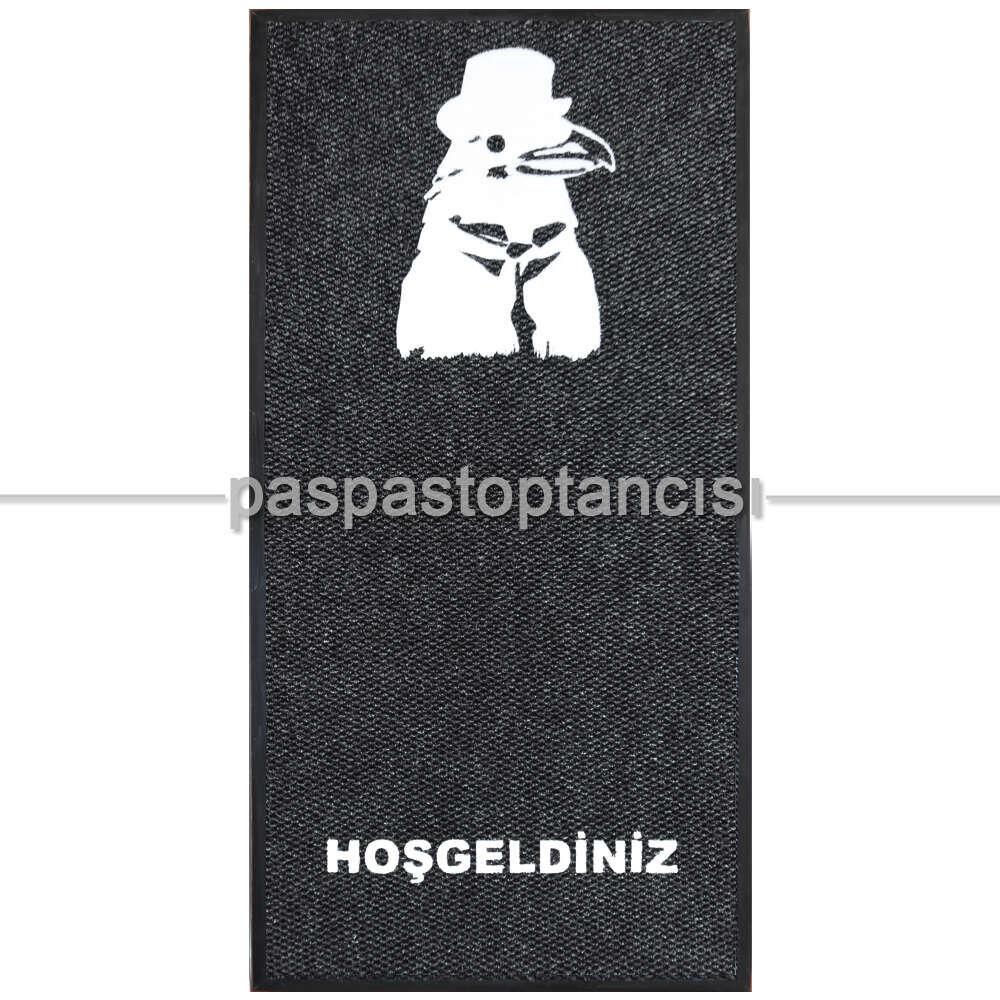 Kişiye Özel Logolu Siyah Paspaslar