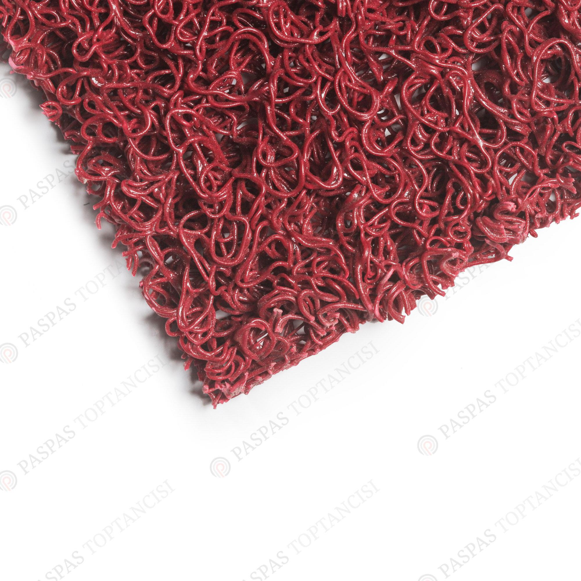 Kıvırcık Paspas Süper 16 mm Bordo