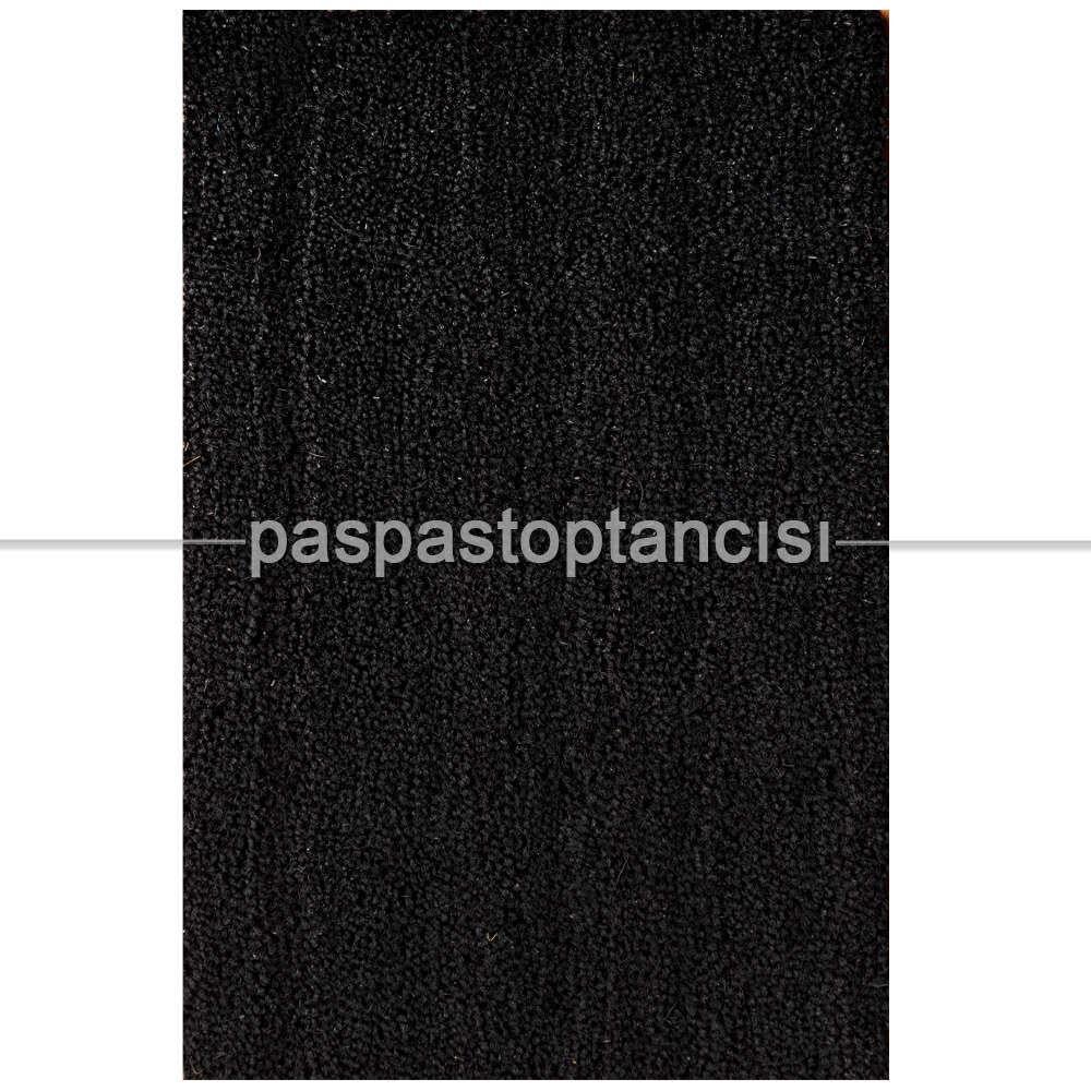 Koko Kıl Paspas Pvc Tabanlı Siyah