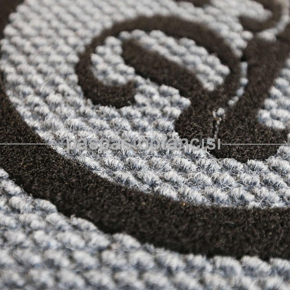 Mağazalar için Logolu Gri Paspas