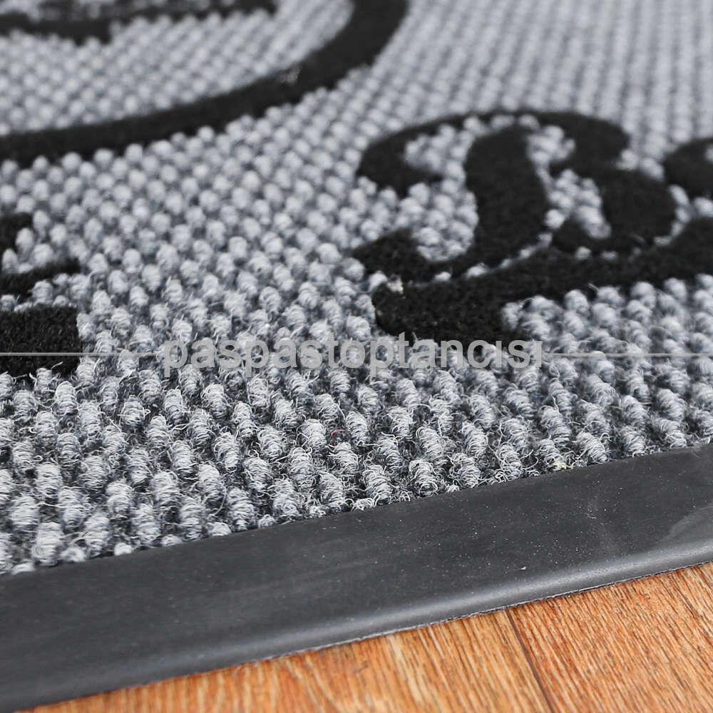 Mağazalar için Logolu Gri Paspas