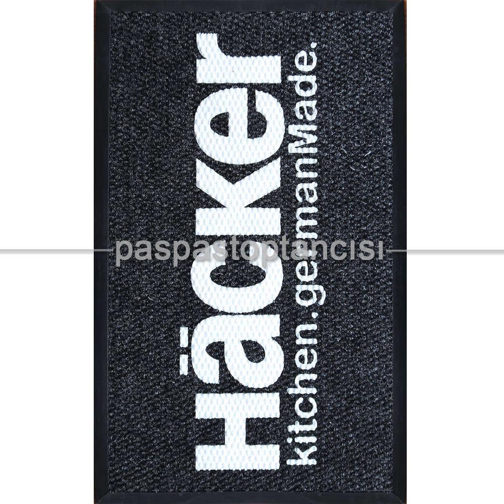 Mağazalara Özel Logolu Siyah Paspas