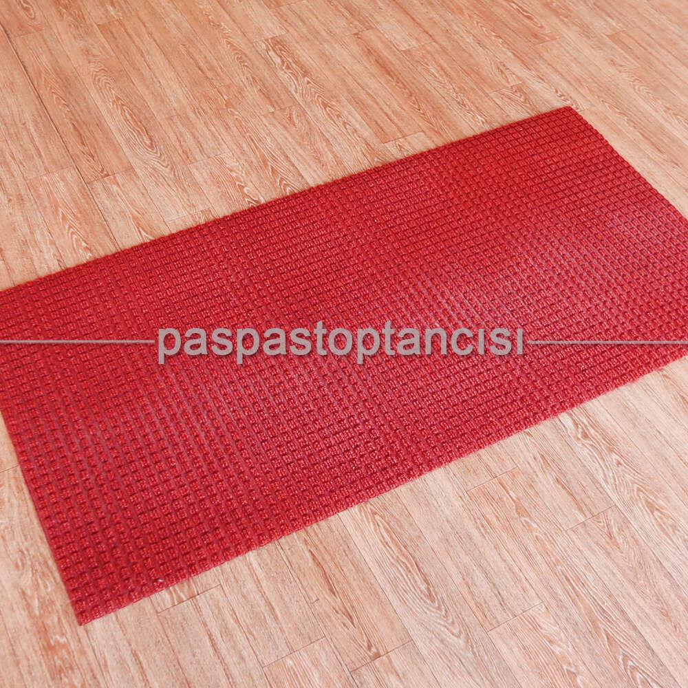 Nem ve Toz Alıcı Kırmızı Ofis Tipi Yolluk Halı Paspas