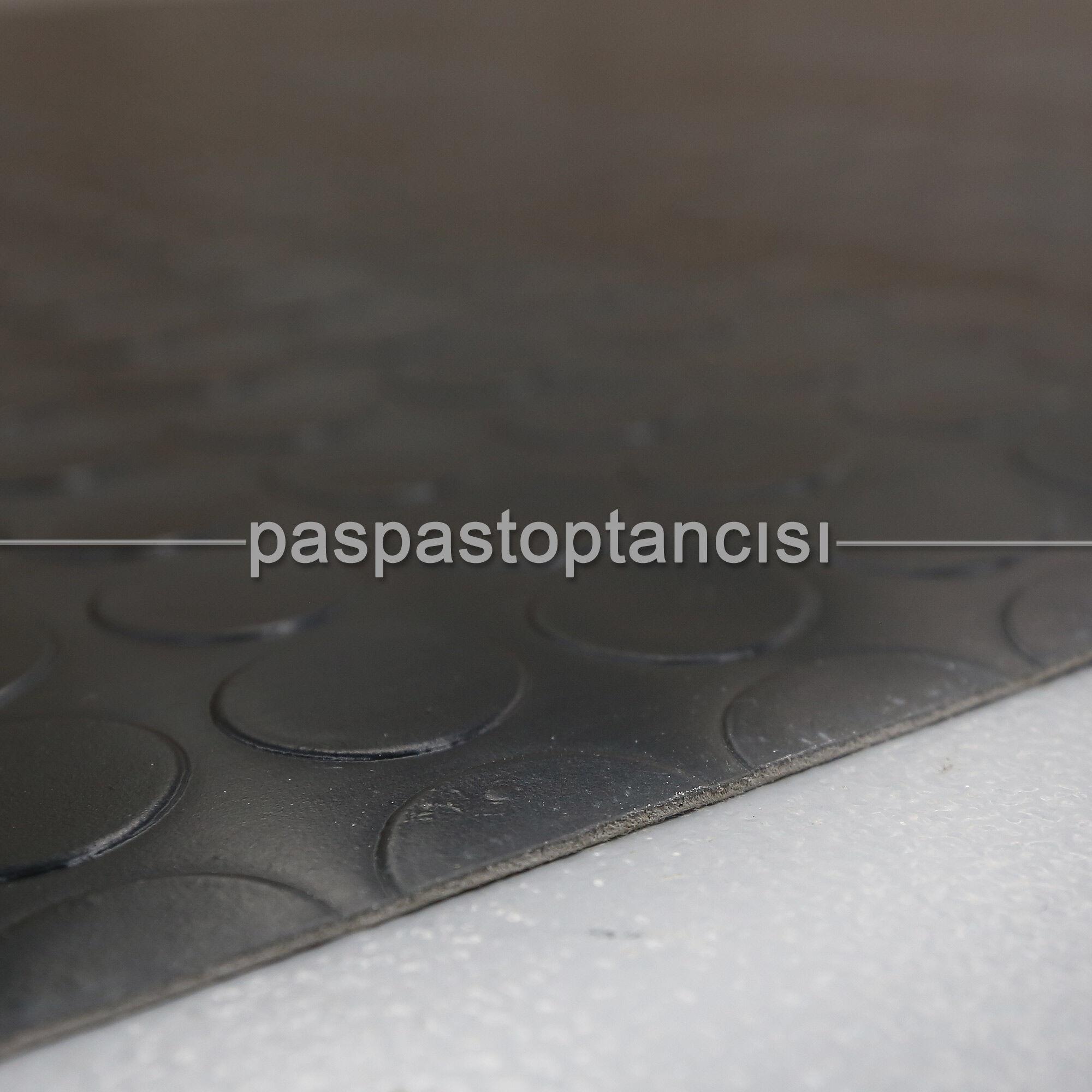Siyah Pvc Kalın Paralı 1.6 mm Paspas Muşamba Zemin, Otomobil, Ofis, Yer Döşemesi