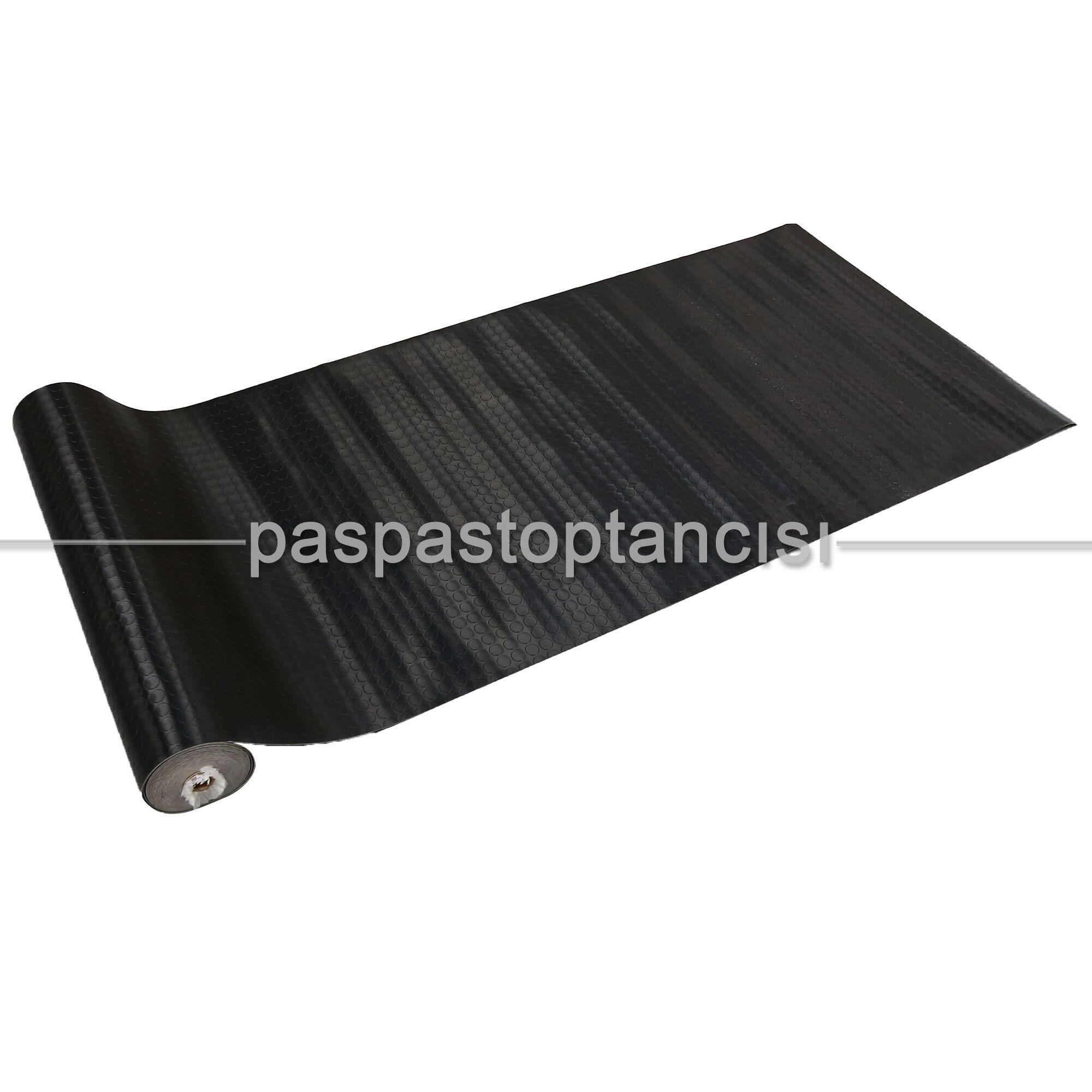 Siyah Pvc Kalın Paralı 1.6 mm Paspas Muşamba Zemin, Otomobil, Ofis, Yer Döşemesi
