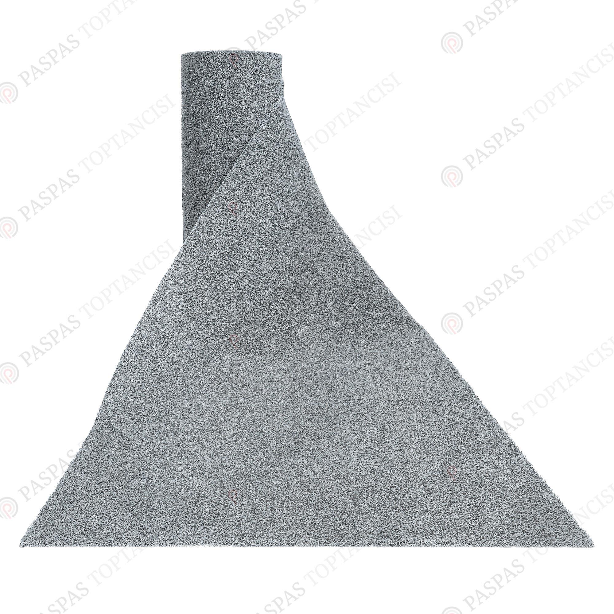 Toptan Kıvırcık Paspas 12 mm Gri