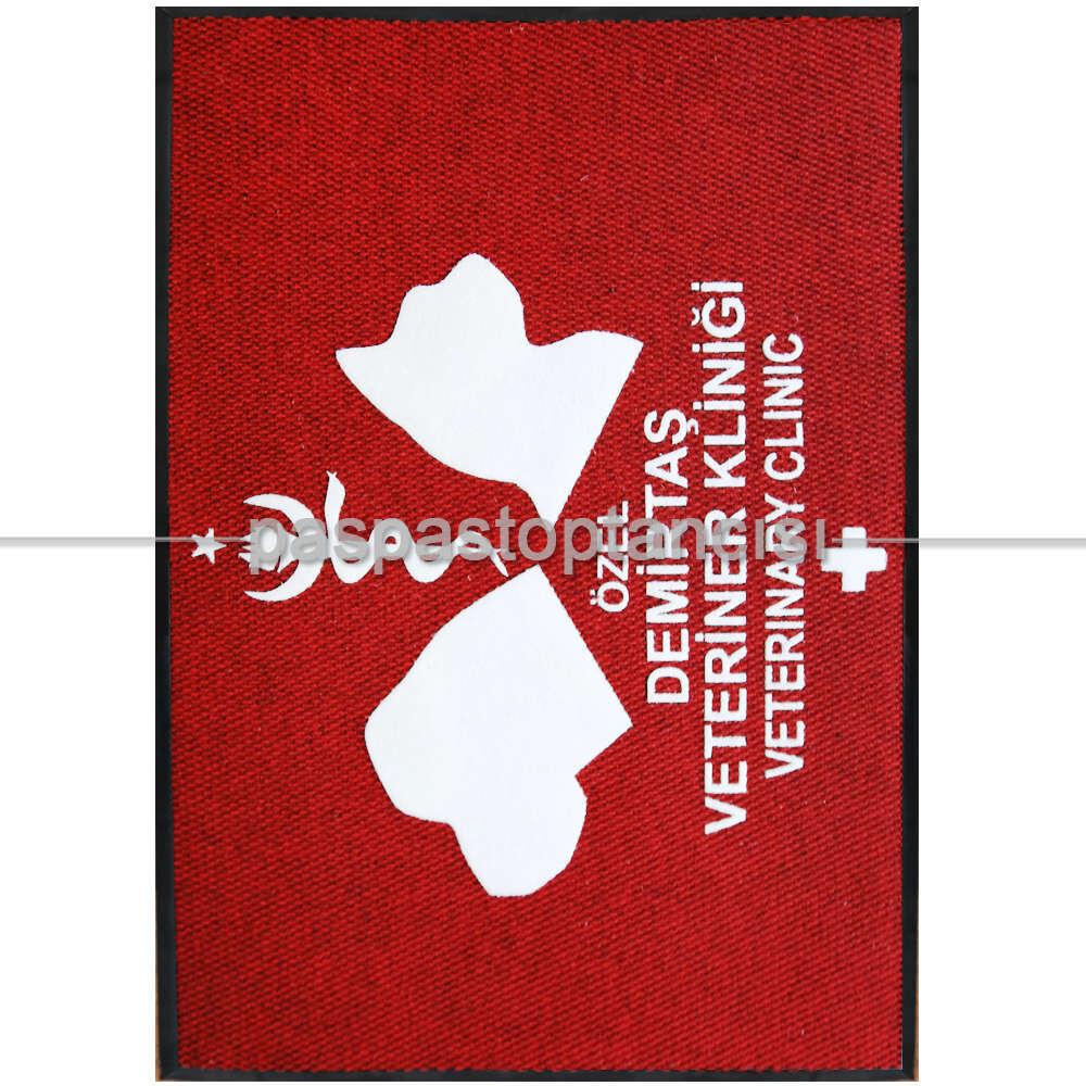 Veteriner Klinikleri için Logolu Paspas
