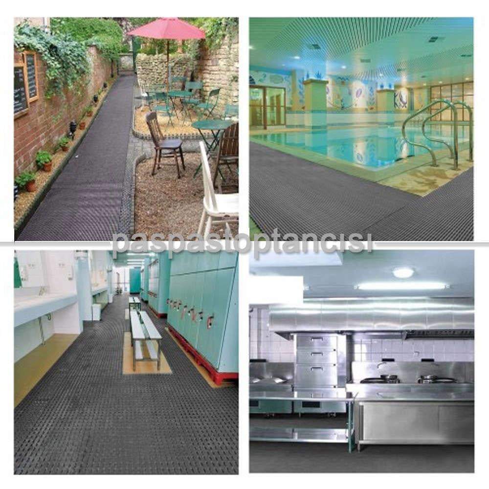 Z Mat Islak Zemin Paspası Eko 4 mm Gri