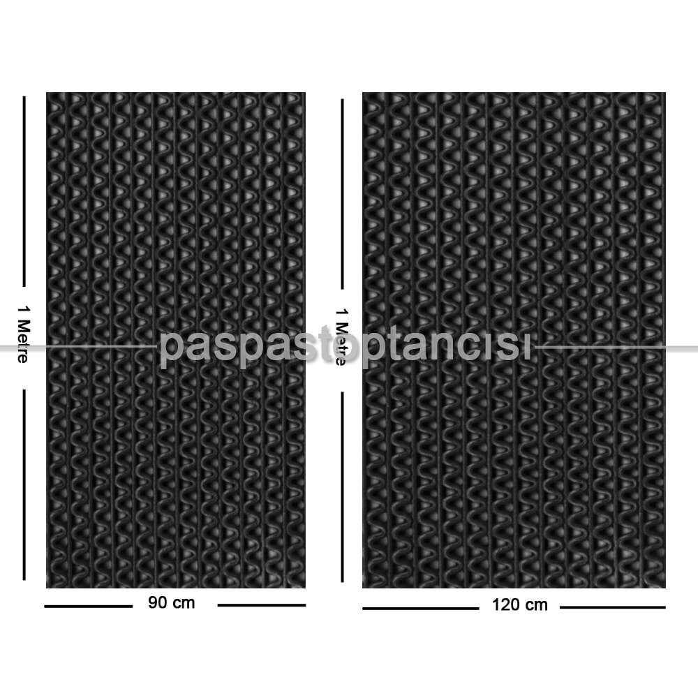 Z Mat Islak Zemin Paspası Eko 4 mm Siyah