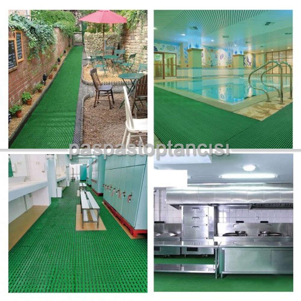 Z Mat Islak Zemin Paspası Normal 5 mm Yeşil