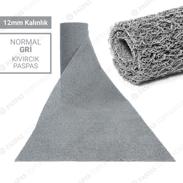 12mm Gri Kıvırcık Paspas