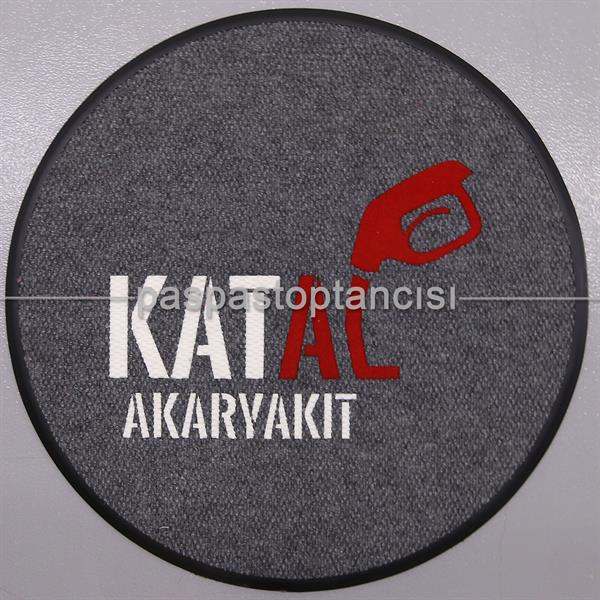 Akaryakıt Firmaları için Logolu Yuvarlak Paspas