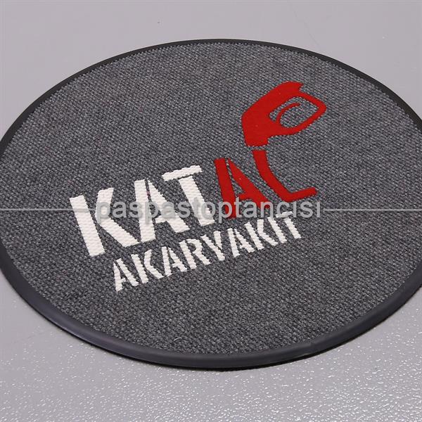 Akaryakıt Firmaları için Logolu Yuvarlak Paspas