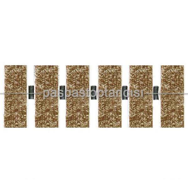 Alüminyum Paspas Bukle Halı Fitilli EM1000 Bej