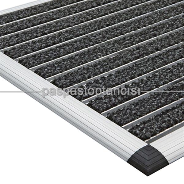 Alüminyum Paspas Exclusive Fitilli EM3000 Gri